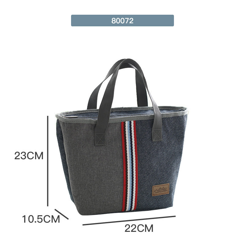 Office Worker Insulated Portable Round Lunch Bag