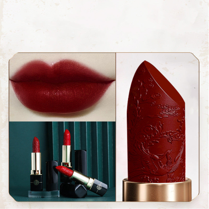 Chinese style carved lipstick
