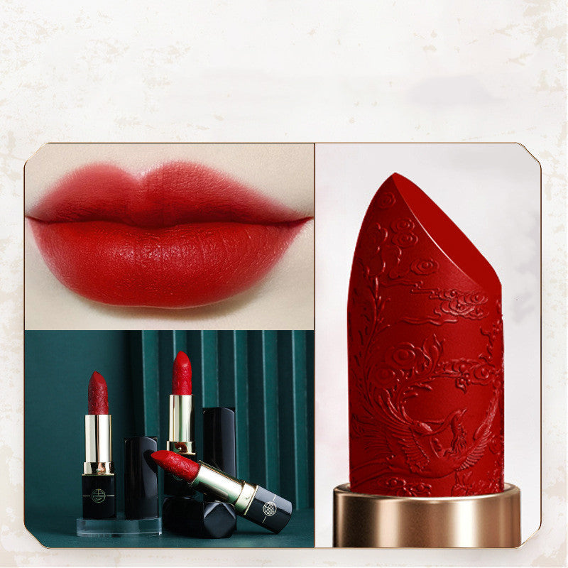 Chinese style carved lipstick