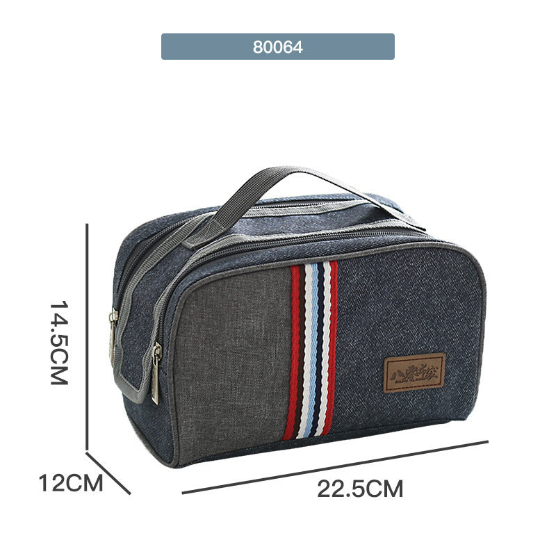 Office Worker Insulated Portable Round Lunch Bag