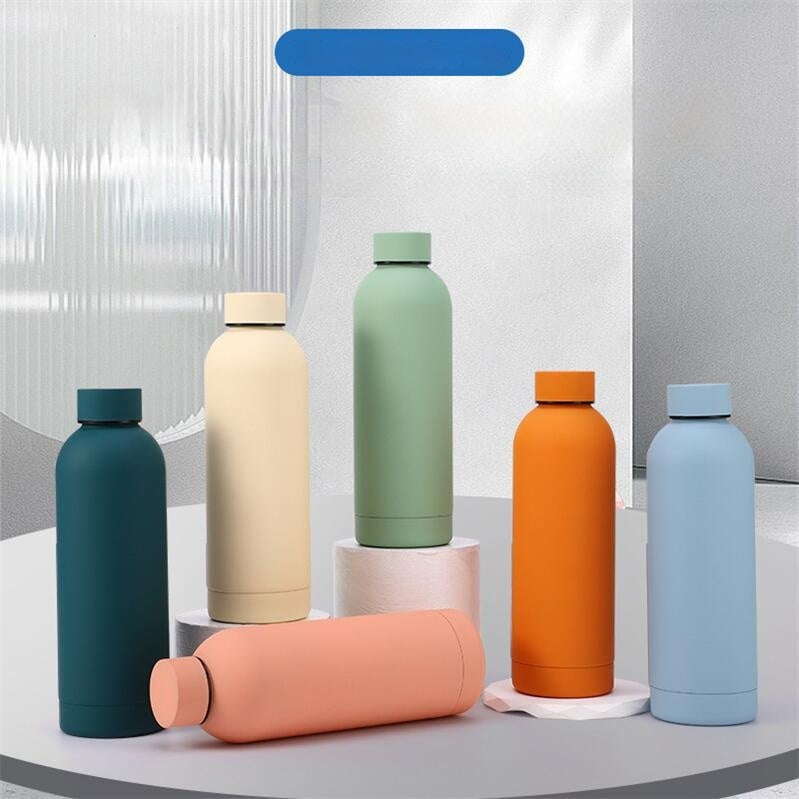 Stainless Steel Vacuum Cup Outdoor Portable Large Capacity Sports Water Bottle