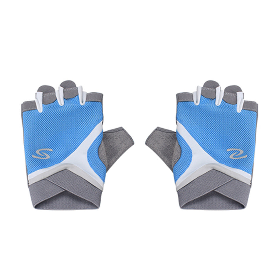 Fingerless fitness gloves