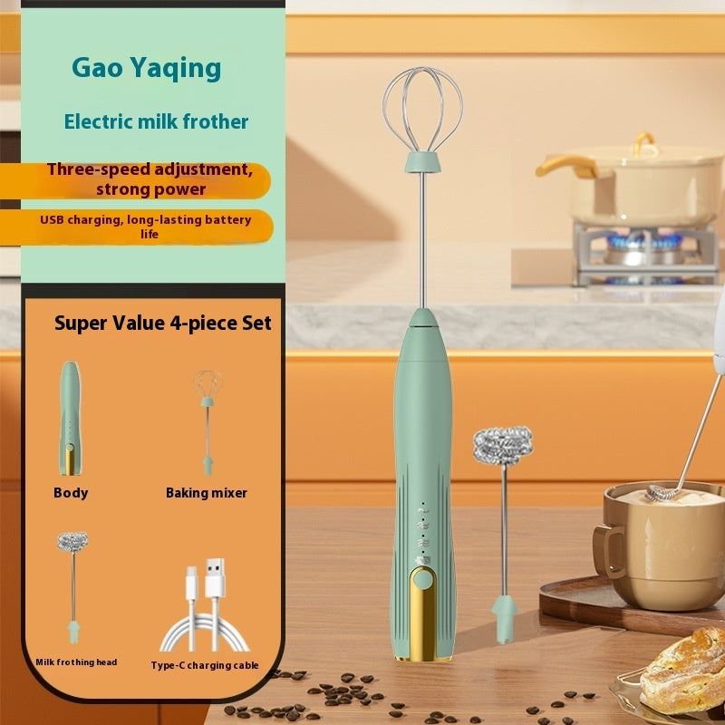 Milk Frother Coffee Blender Handheld Electric Stirring Rod