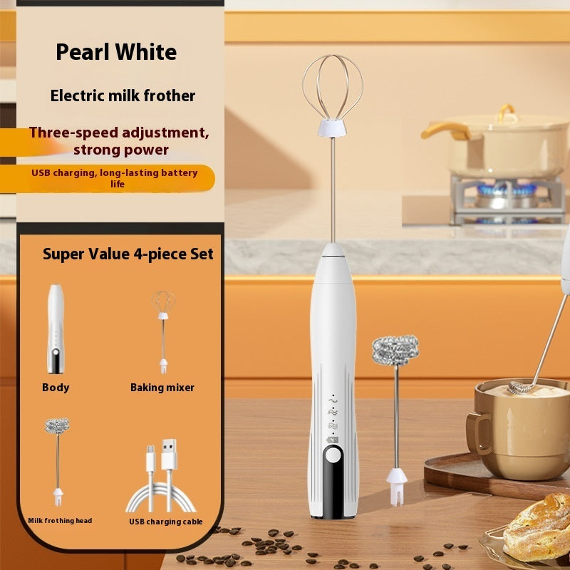 Milk Frother Coffee Blender Handheld Electric Stirring Rod