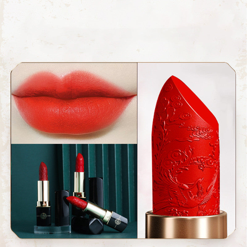Chinese style carved lipstick